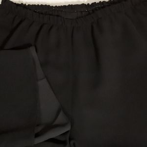 16W elegant black dress pants